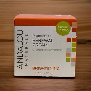 Andalou Naturals Renewal Cream Brightening Probiotic + C